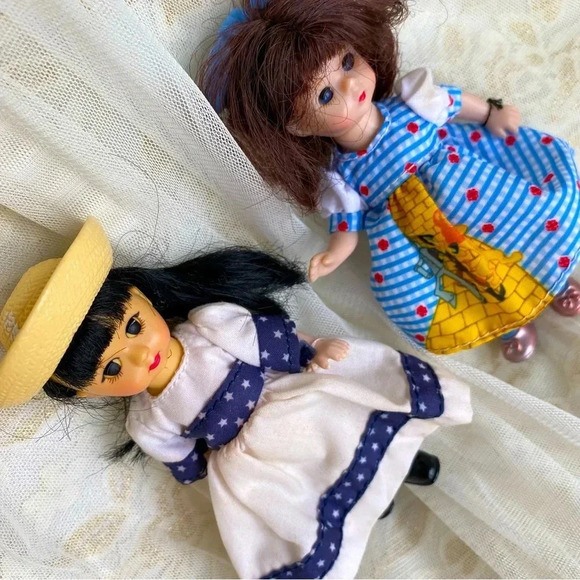 Vintage Madame Alexander Dolls Set of 2 cute dolls 5" - Picture 2 of 7